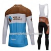 Tenue Maillot M/L + Collant à Bretelles 2018 AG2R La Mondiale N001